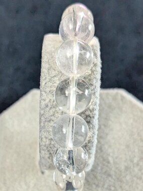 Clear Beaded Bracelet